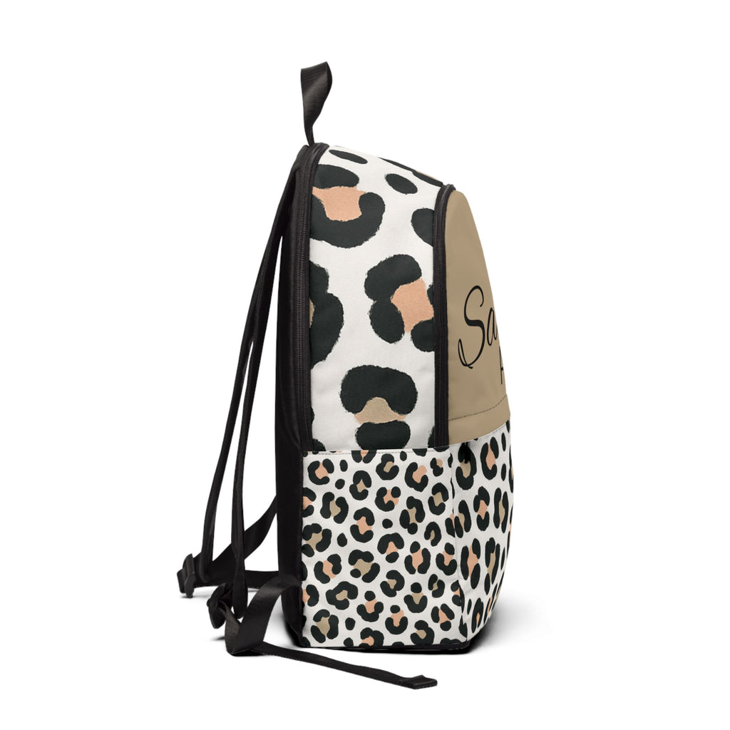 "Sacred AF" Leopard Print Backpack