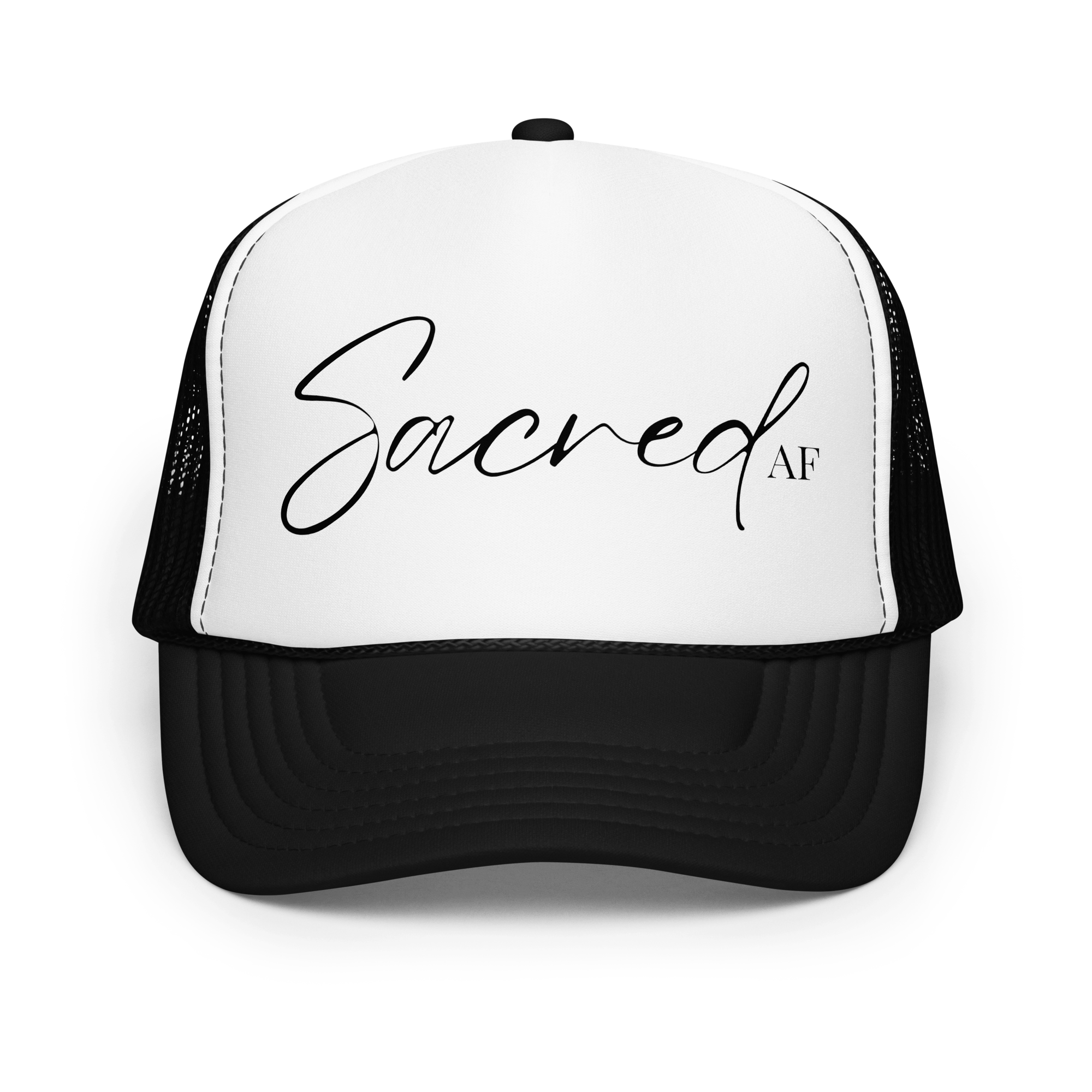 "Sacred AF" Foam Trucker Hat