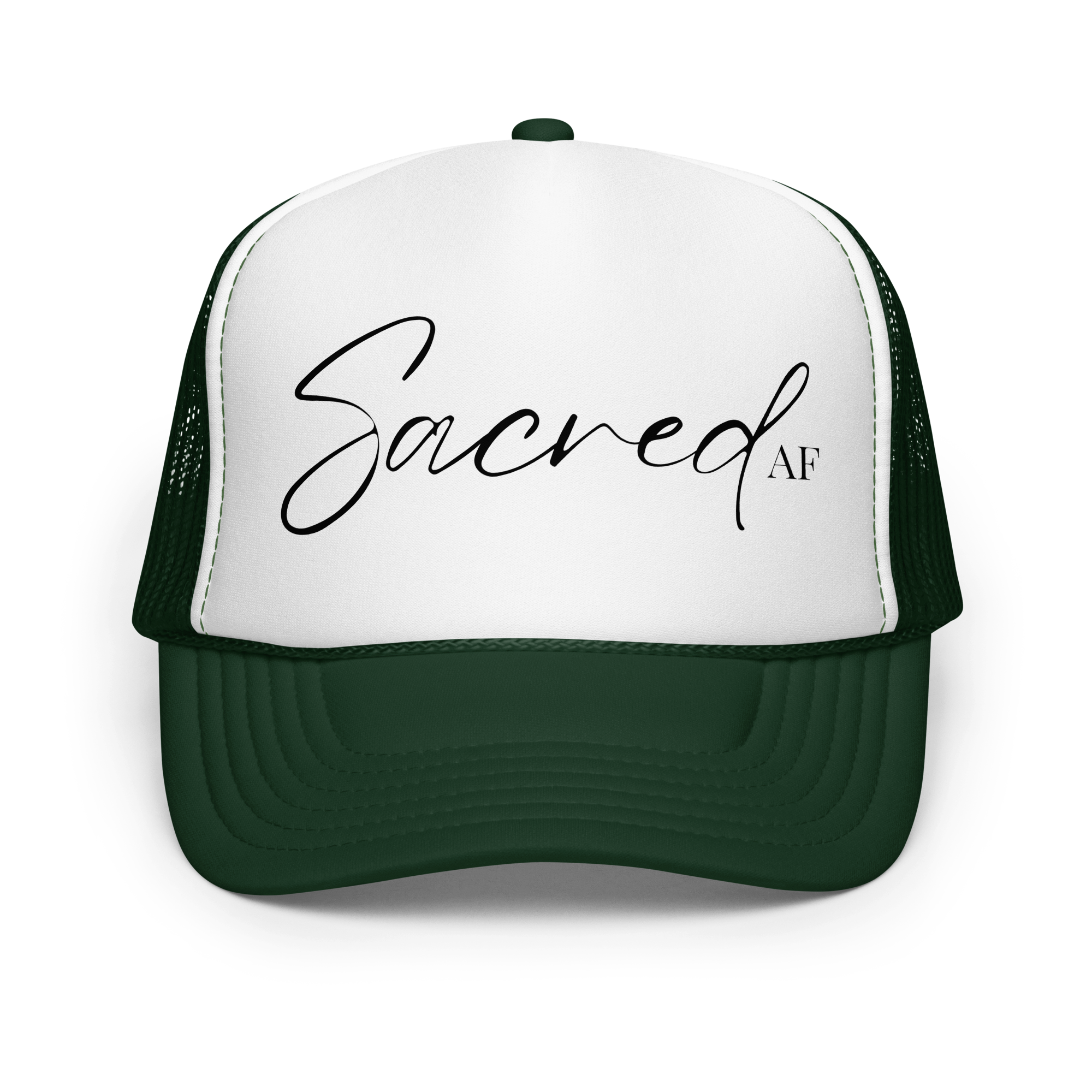 "Sacred AF" Foam Trucker Hat