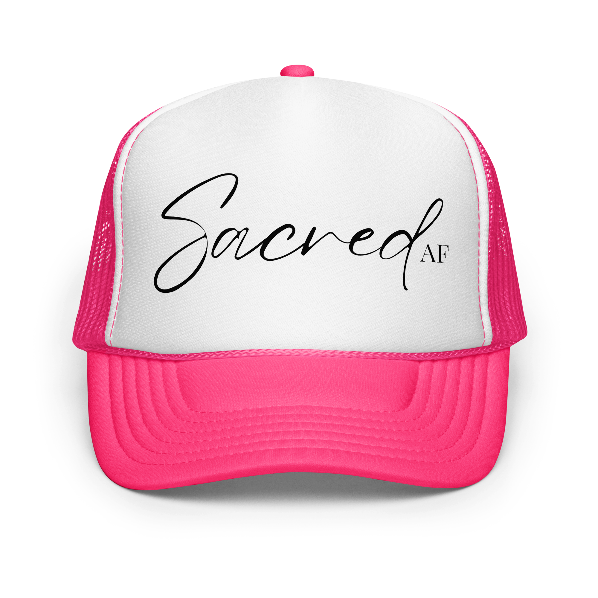 "Sacred AF" Foam Trucker Hat
