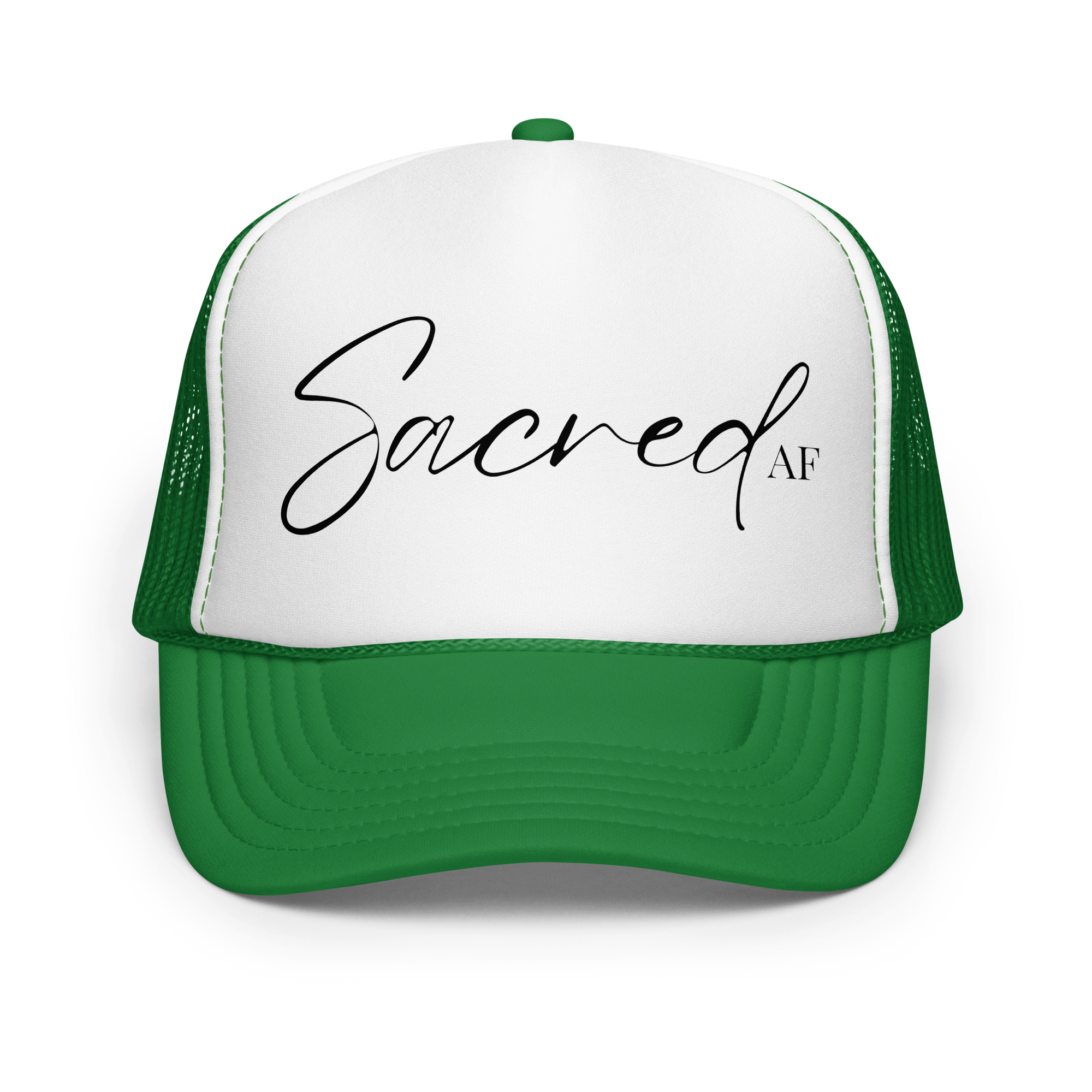 "Sacred AF" Foam Trucker Hat