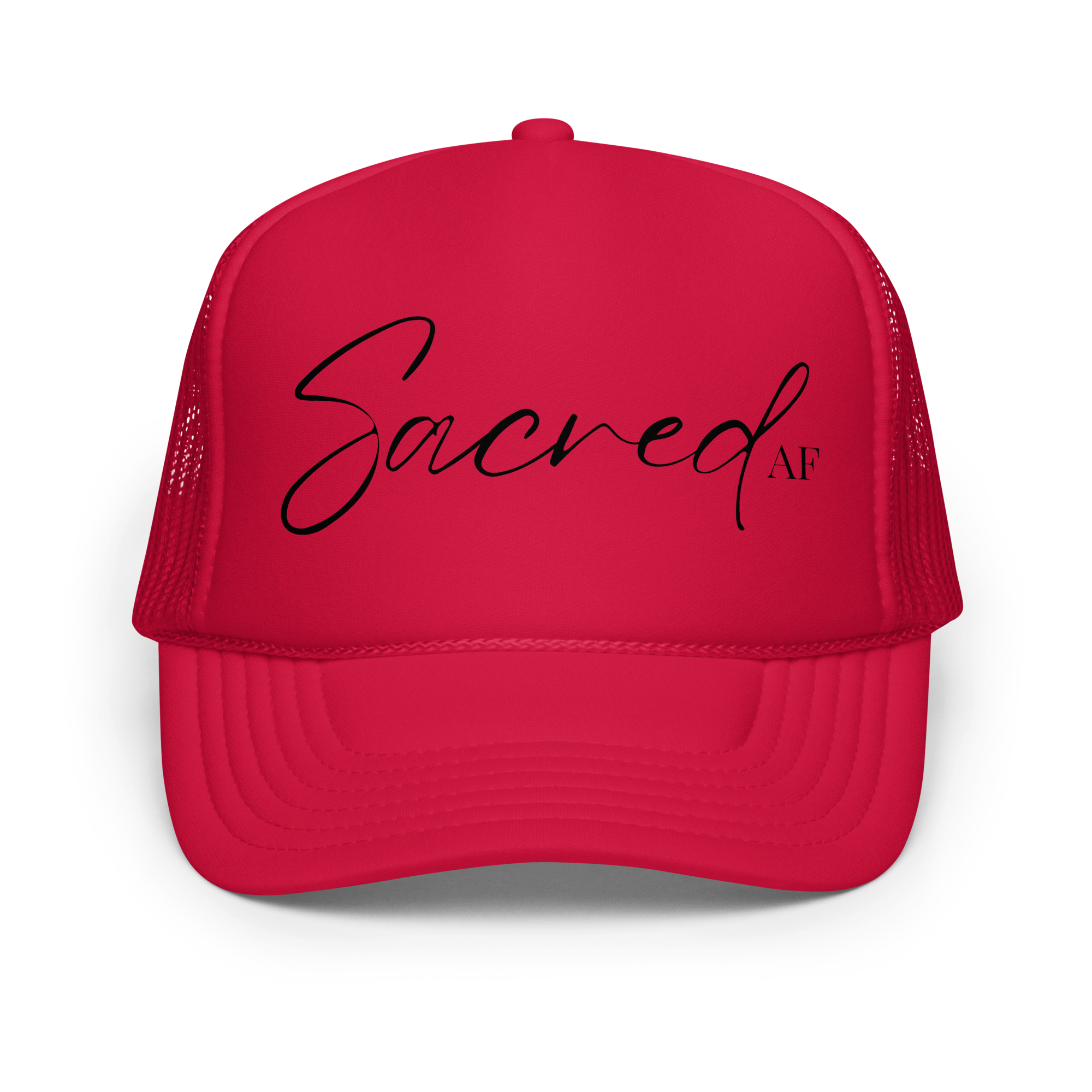 "Sacred AF" Foam Trucker Hat